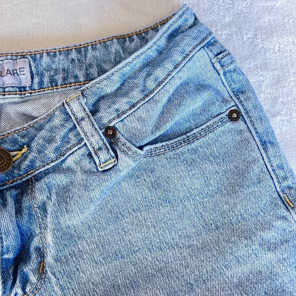 Women's B by Bullhead Pac Sun Jeans | Skinny Flare | Light Wash | Size 7 - Picture 8 of 14